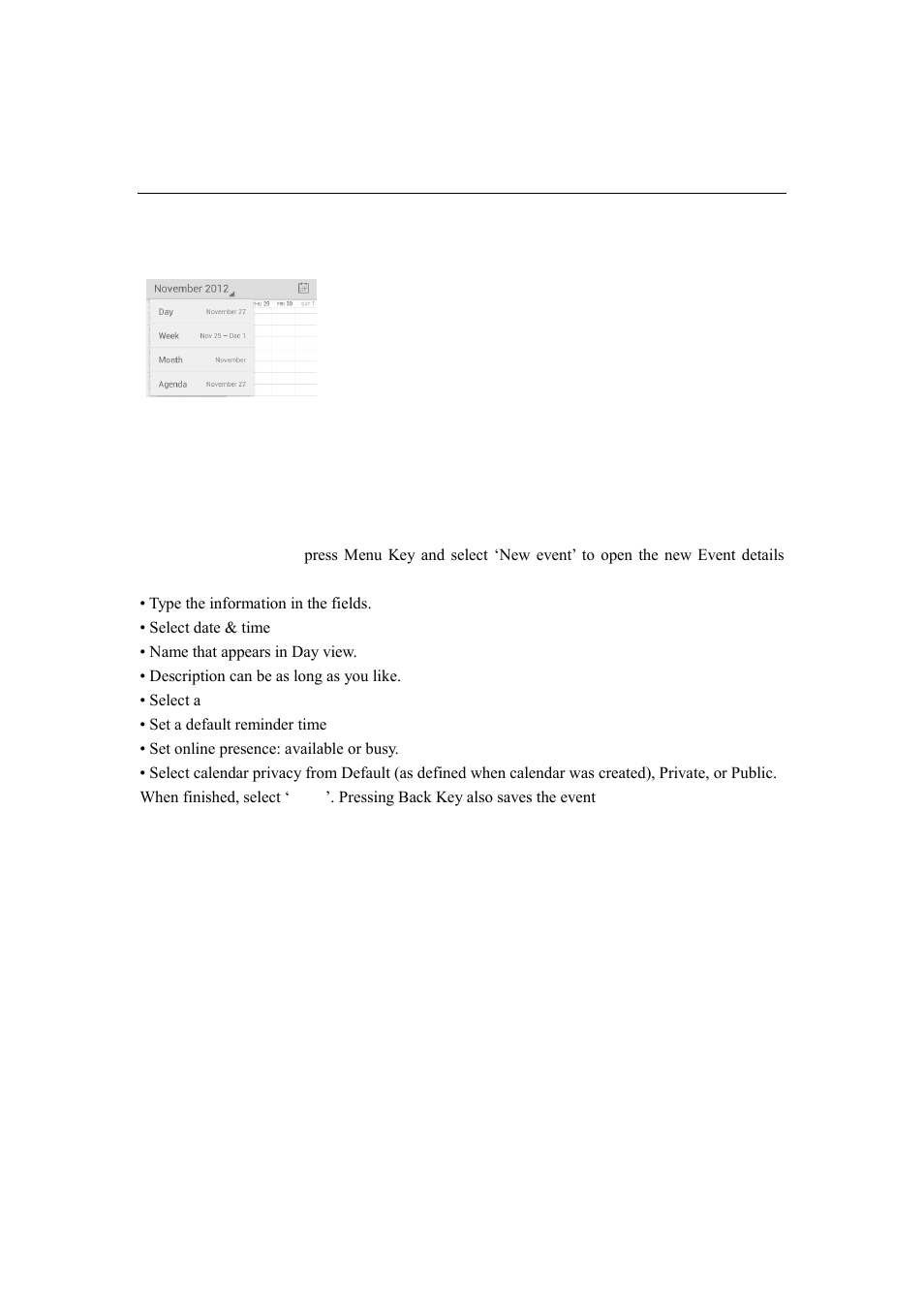 Calendar, 10 calendar | Verykool s351 User Manual | Page 21 / 28