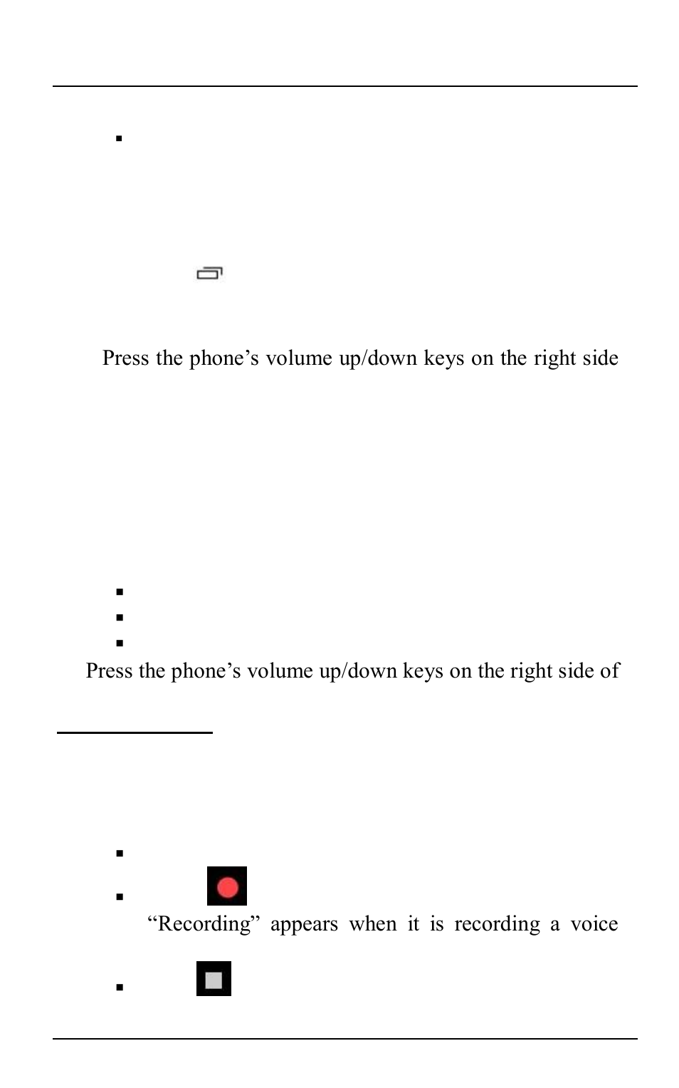 4music, 5fm radio, 6record sounds | 4 music, 5 fm radio, 6 record sounds | Verykool S5510 User Manual | Page 38 / 49