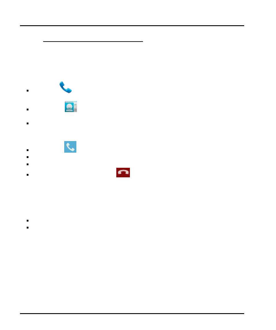 Placing and receiving calls, User manual | Verykool s5015 User Manual | Page 15 / 49