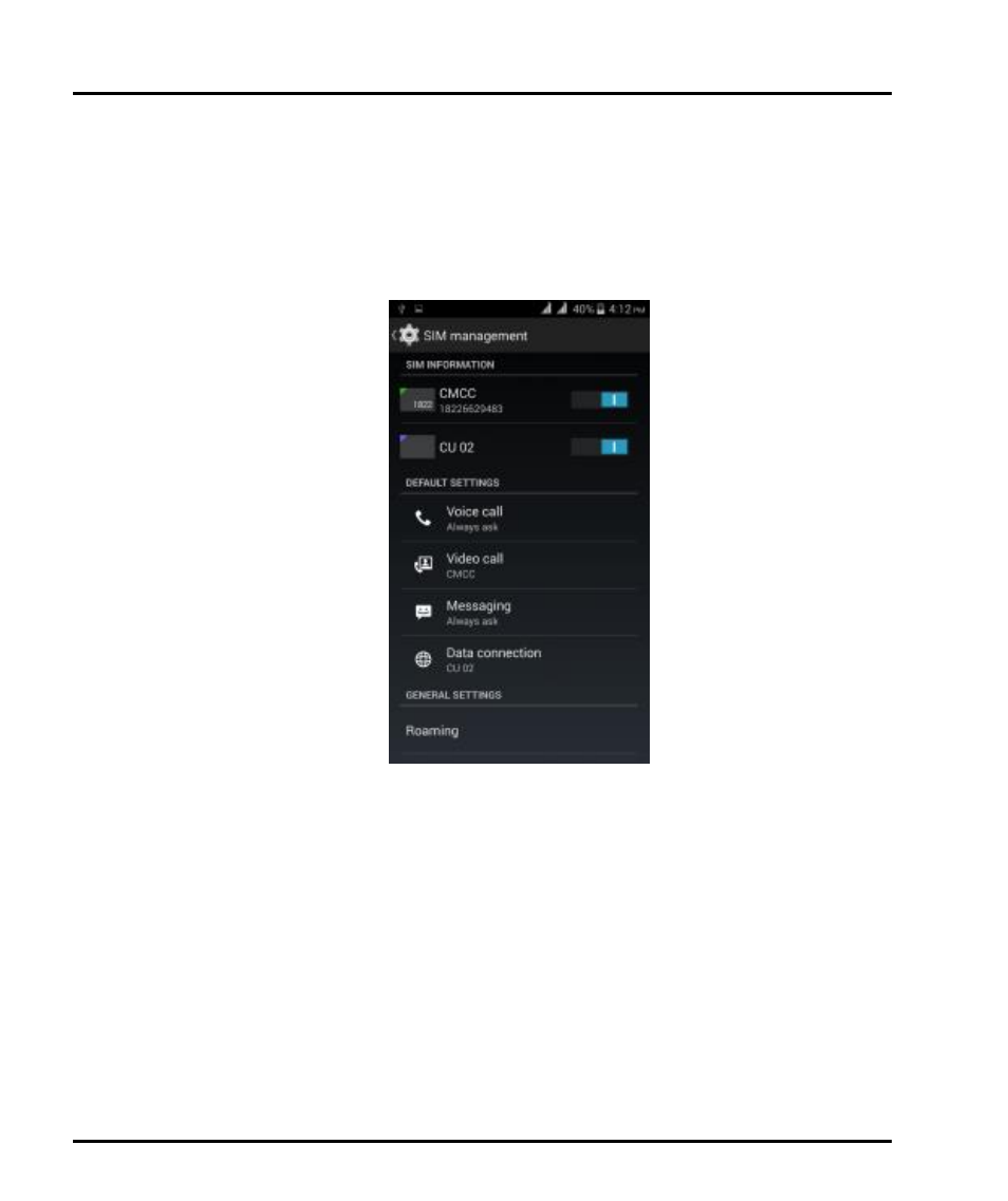 Disable sim card, User manual | Verykool s5015 User Manual | Page 16 / 49