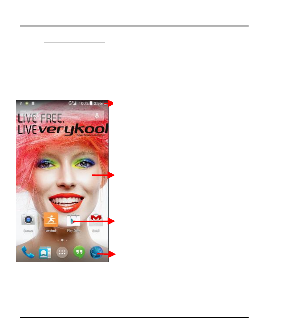 The home screen, User manual | Verykool s5015 User Manual | Page 17 / 49