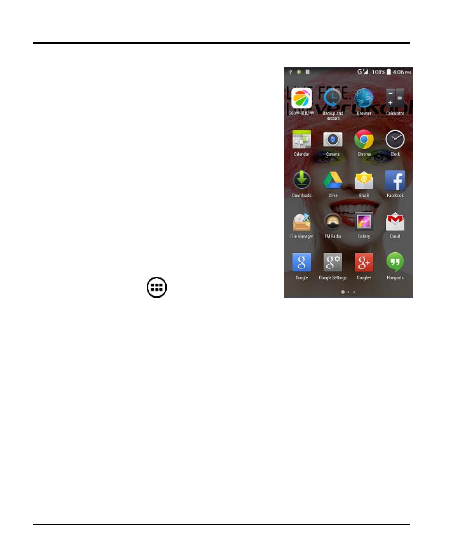 Open and close the launcher, User manual | Verykool s5015 User Manual | Page 18 / 49