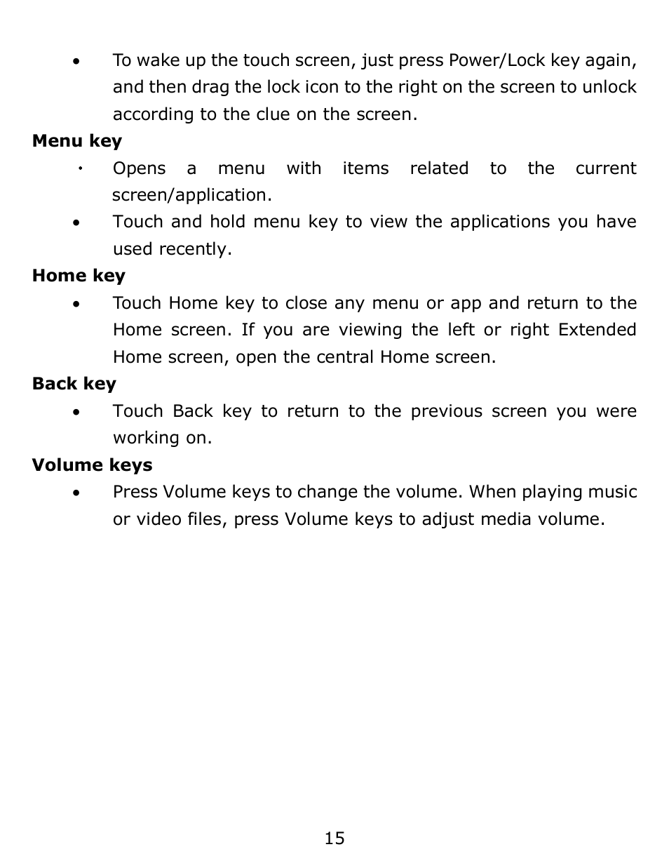 Verykool s6001 User Manual | Page 15 / 72