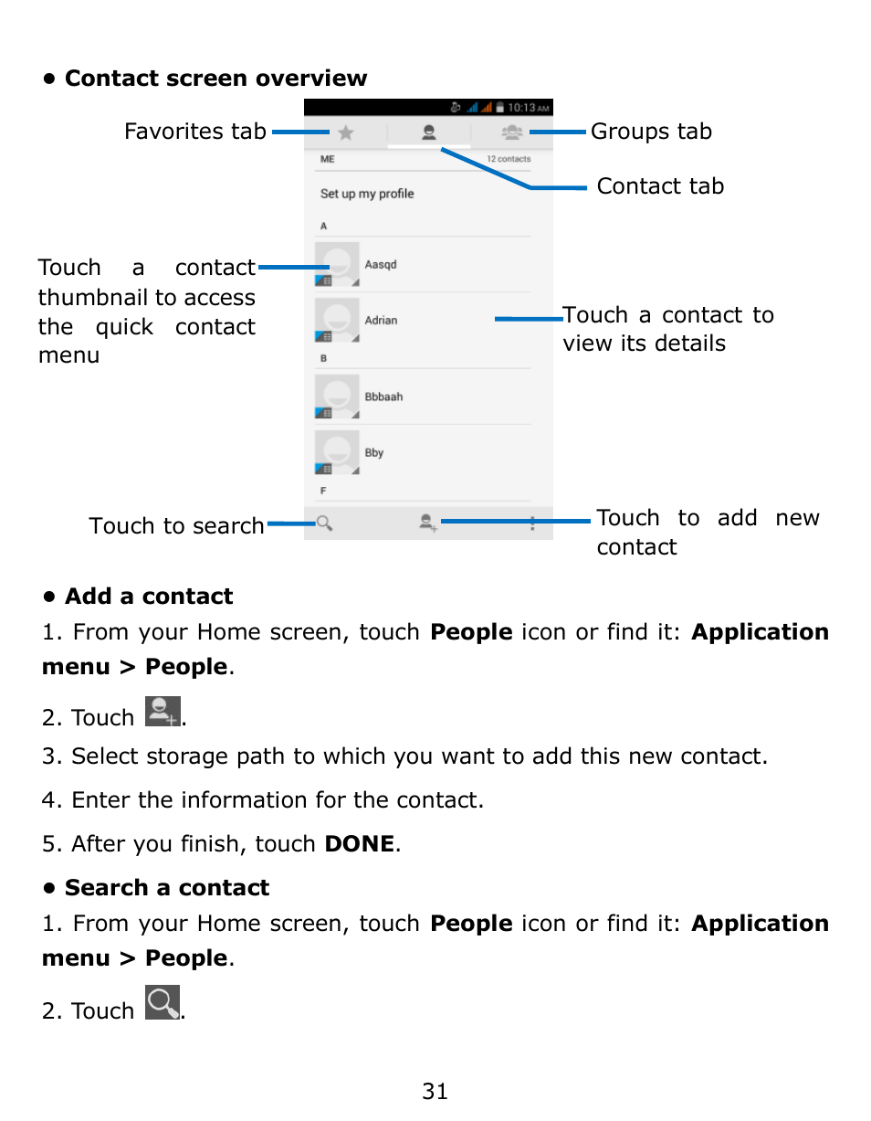 Verykool s6001 User Manual | Page 31 / 72