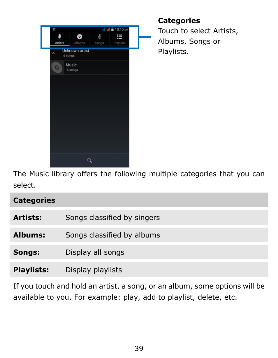 Verykool s6001 User Manual | Page 39 / 72