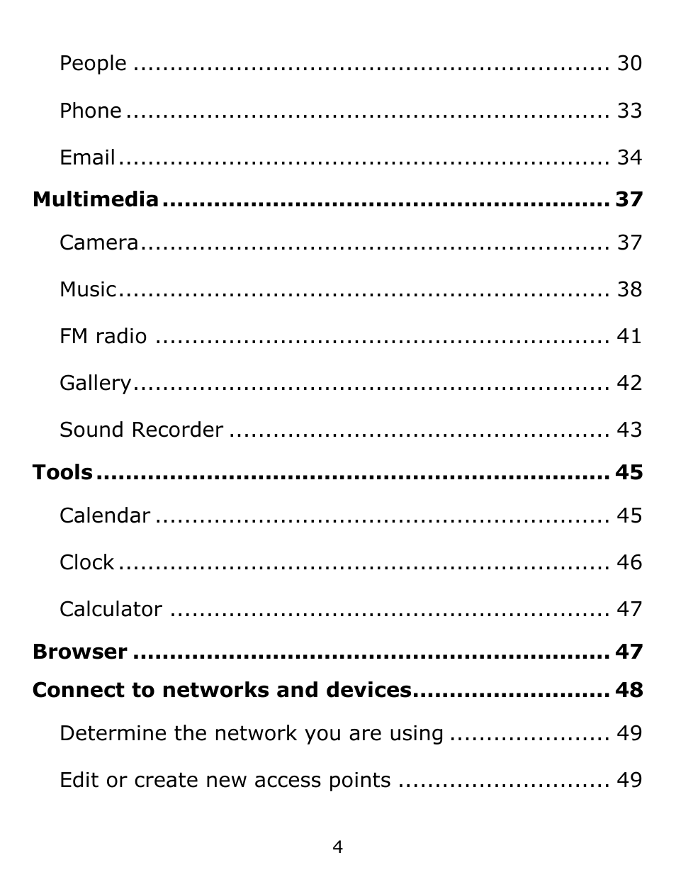 Verykool s6001 User Manual | Page 4 / 72