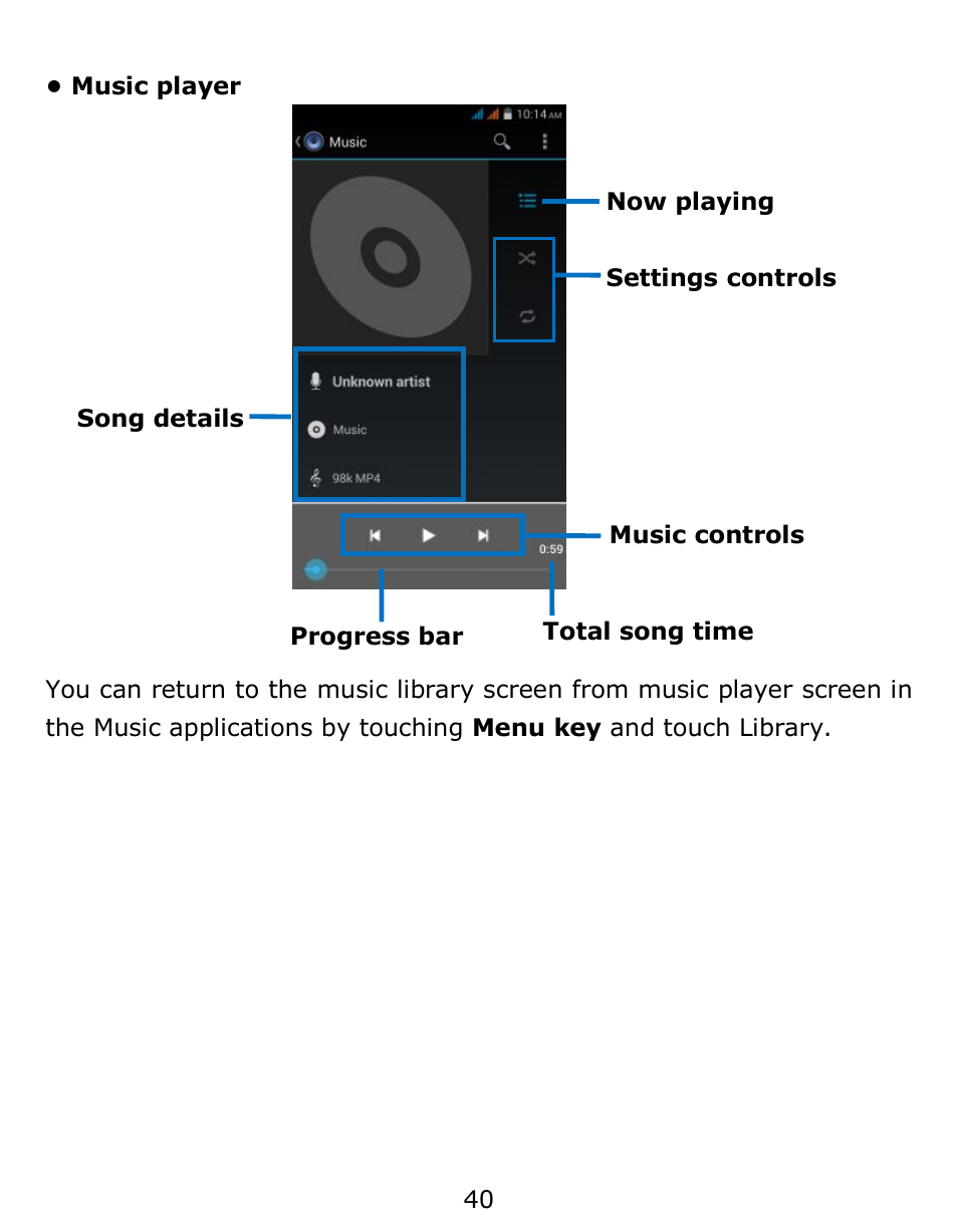 Verykool s6001 User Manual | Page 40 / 72