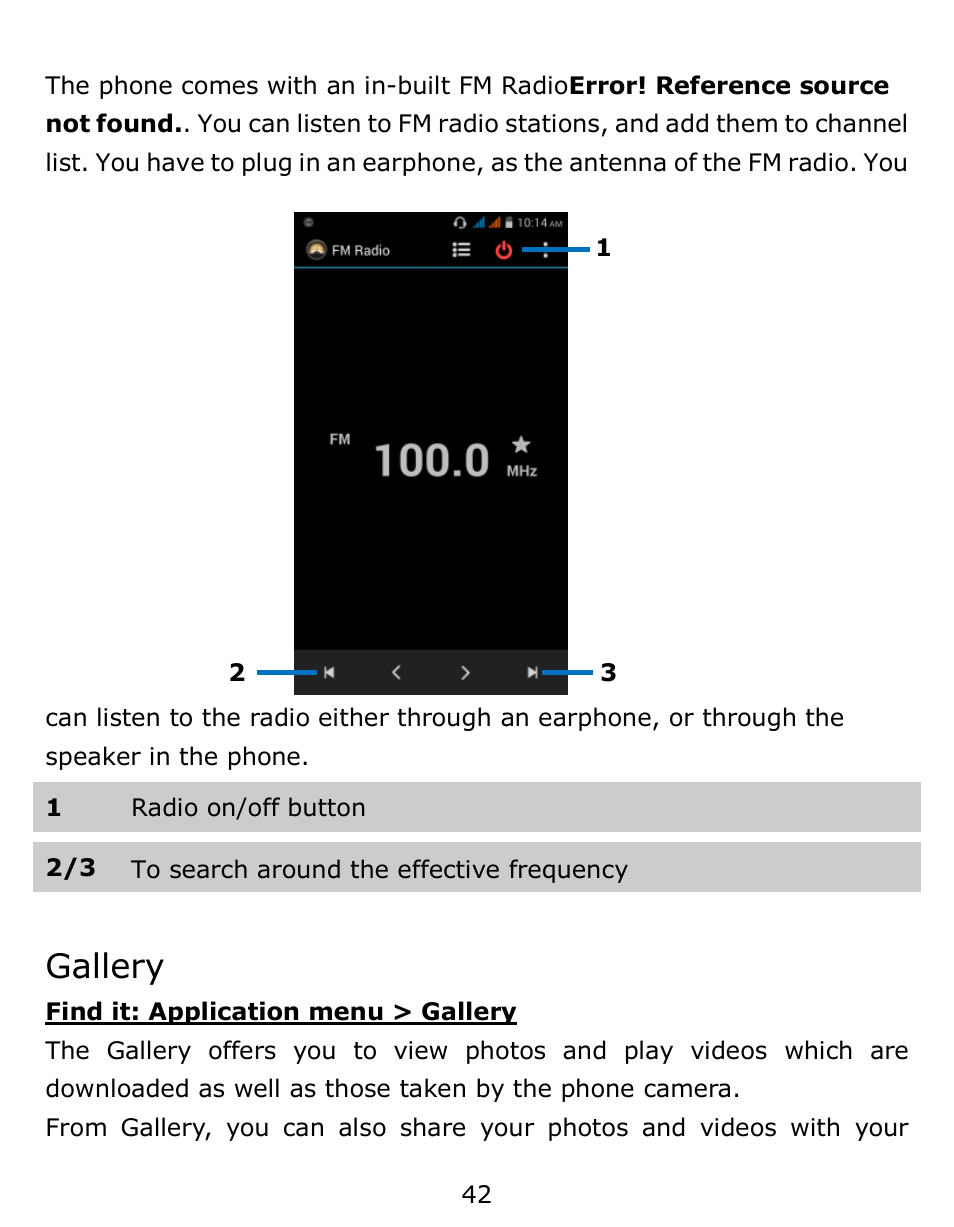 Gallery | Verykool s6001 User Manual | Page 42 / 72