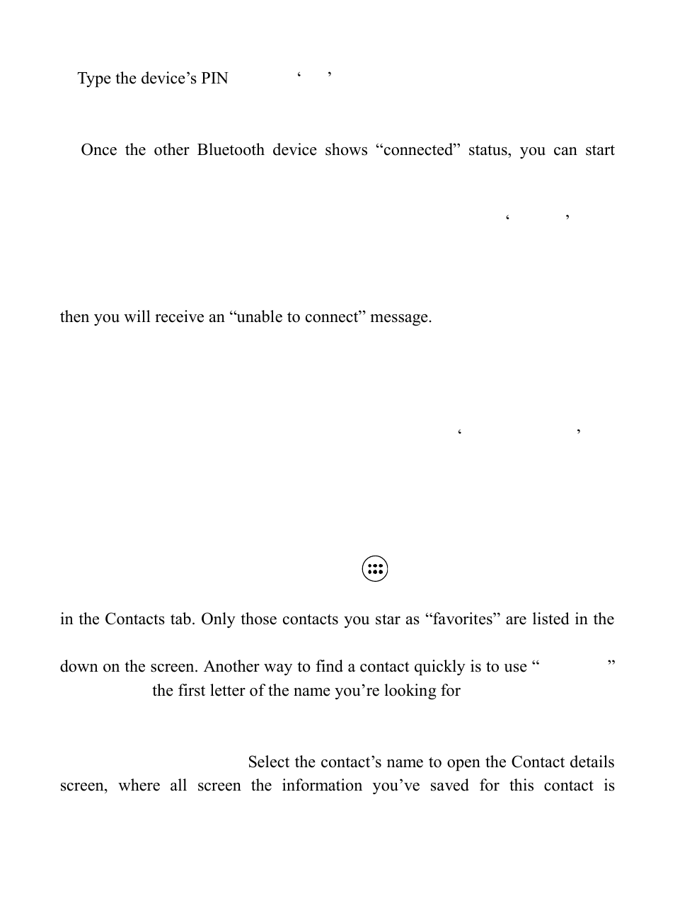 5 contacts | Verykool s5014 User Manual | Page 23 / 48