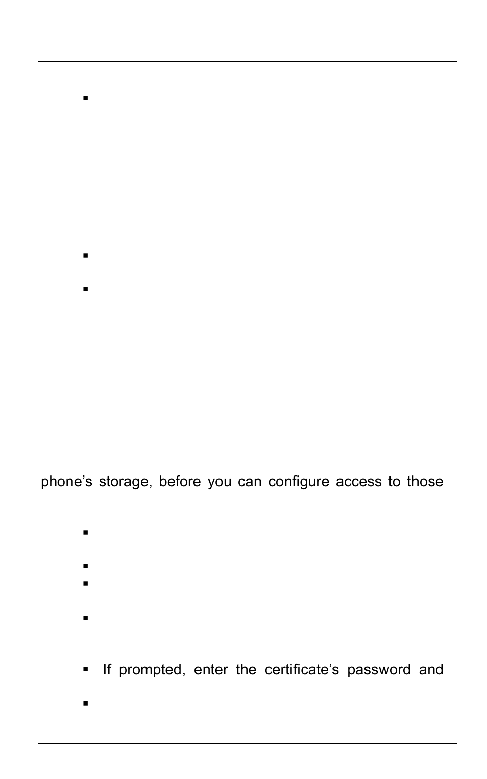 3connect to internet via your phone, 4install secure certificate from sd card | Verykool s5016 User Manual | Page 40 / 58