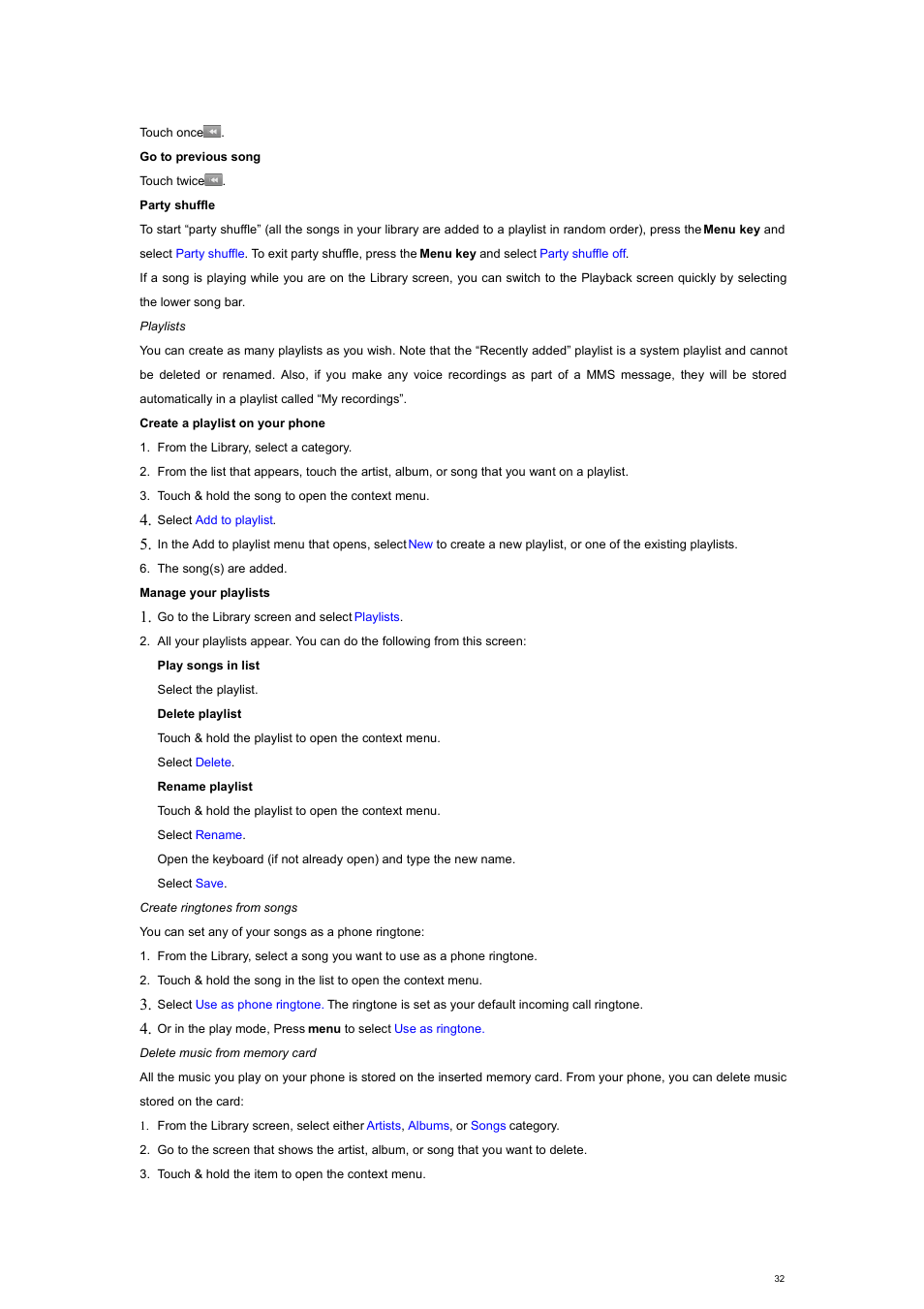 Verykool s700 User Manual | Page 32 / 35