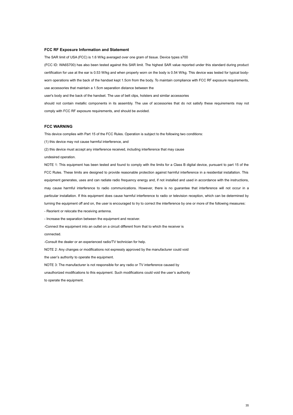 Verykool s700 User Manual | Page 35 / 35