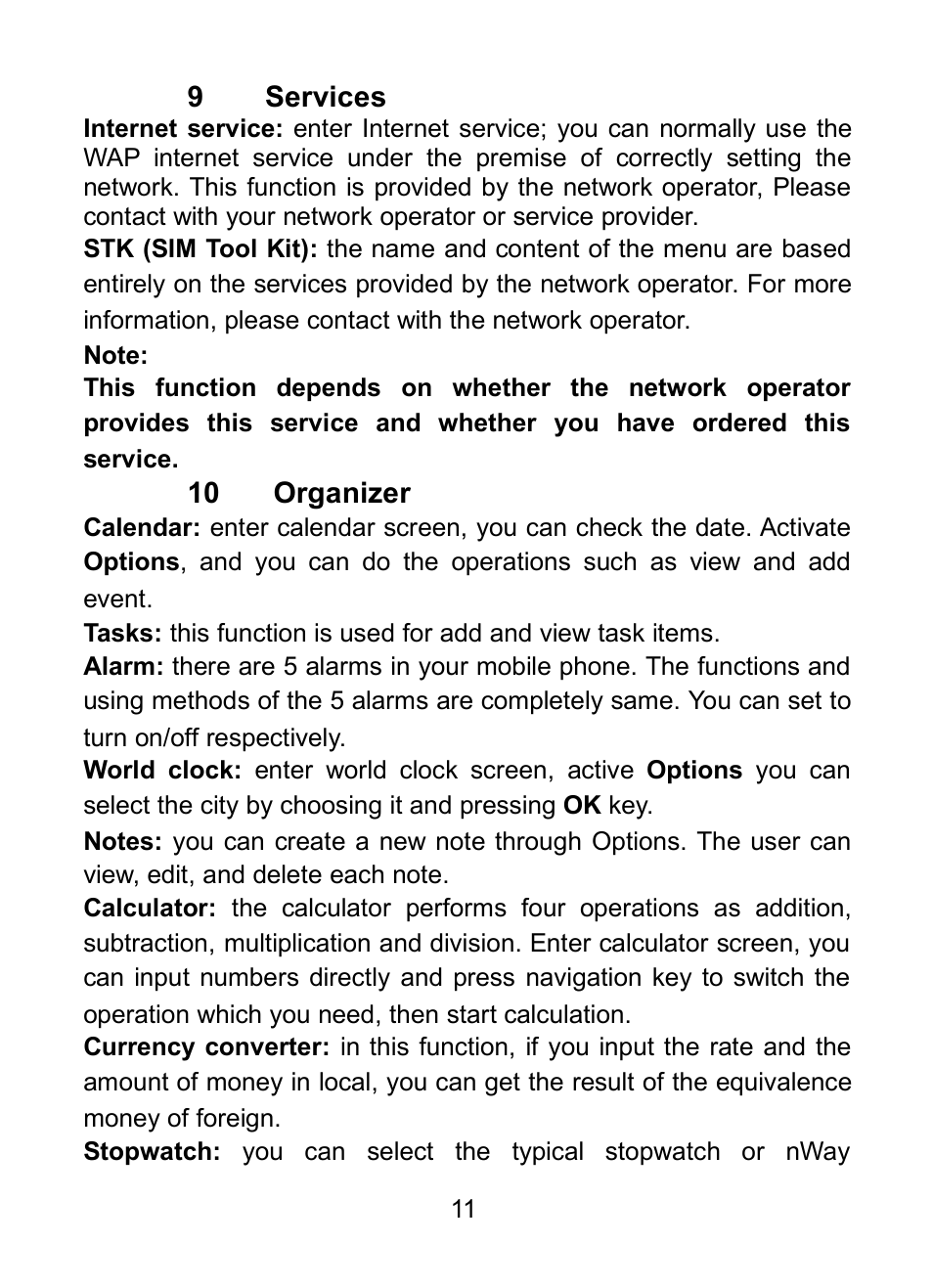 Verykool R25 User Manual | Page 15 / 21