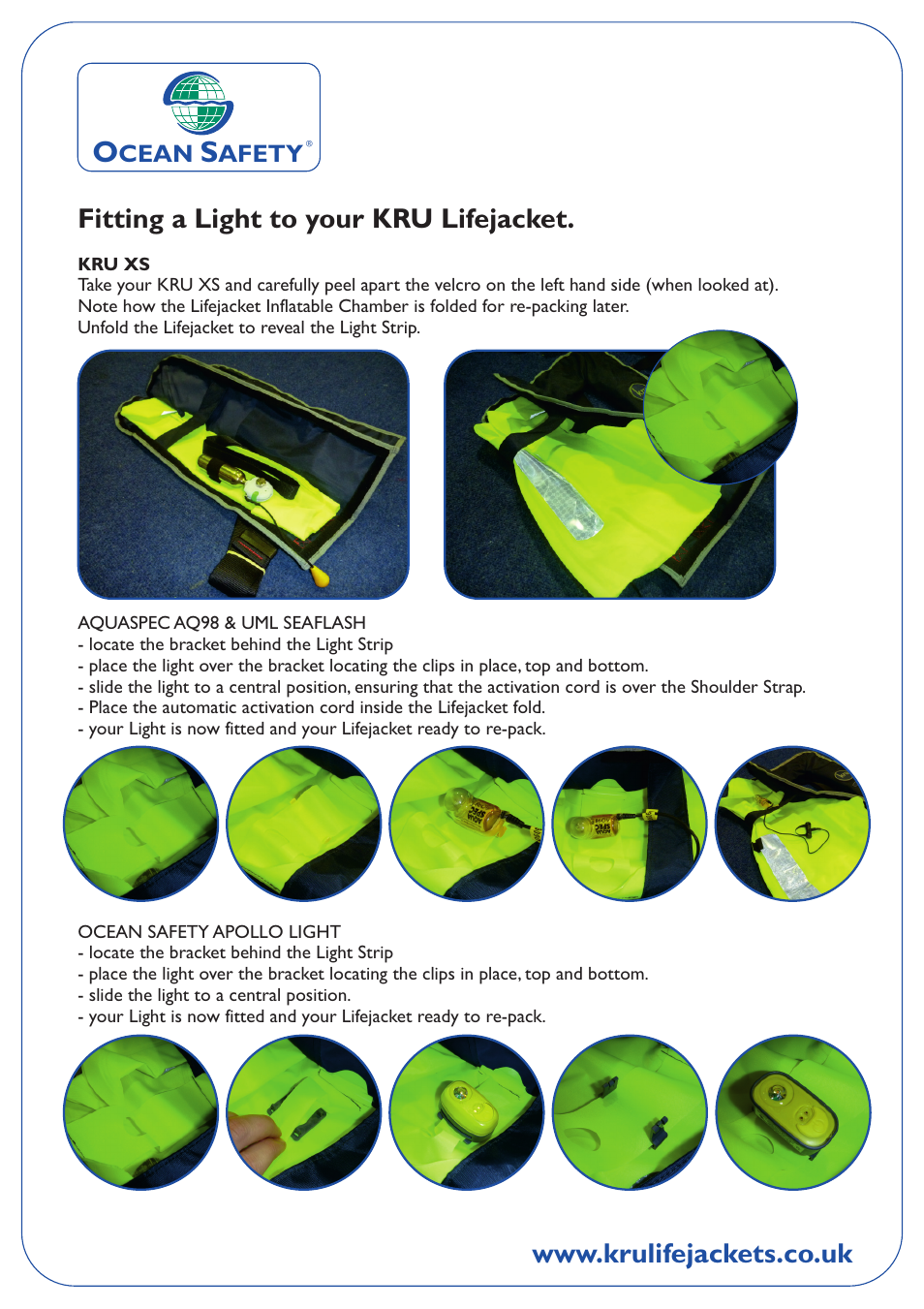 Kannad Marine KRU XS - ISO LIF7119 User Manual | 1 page