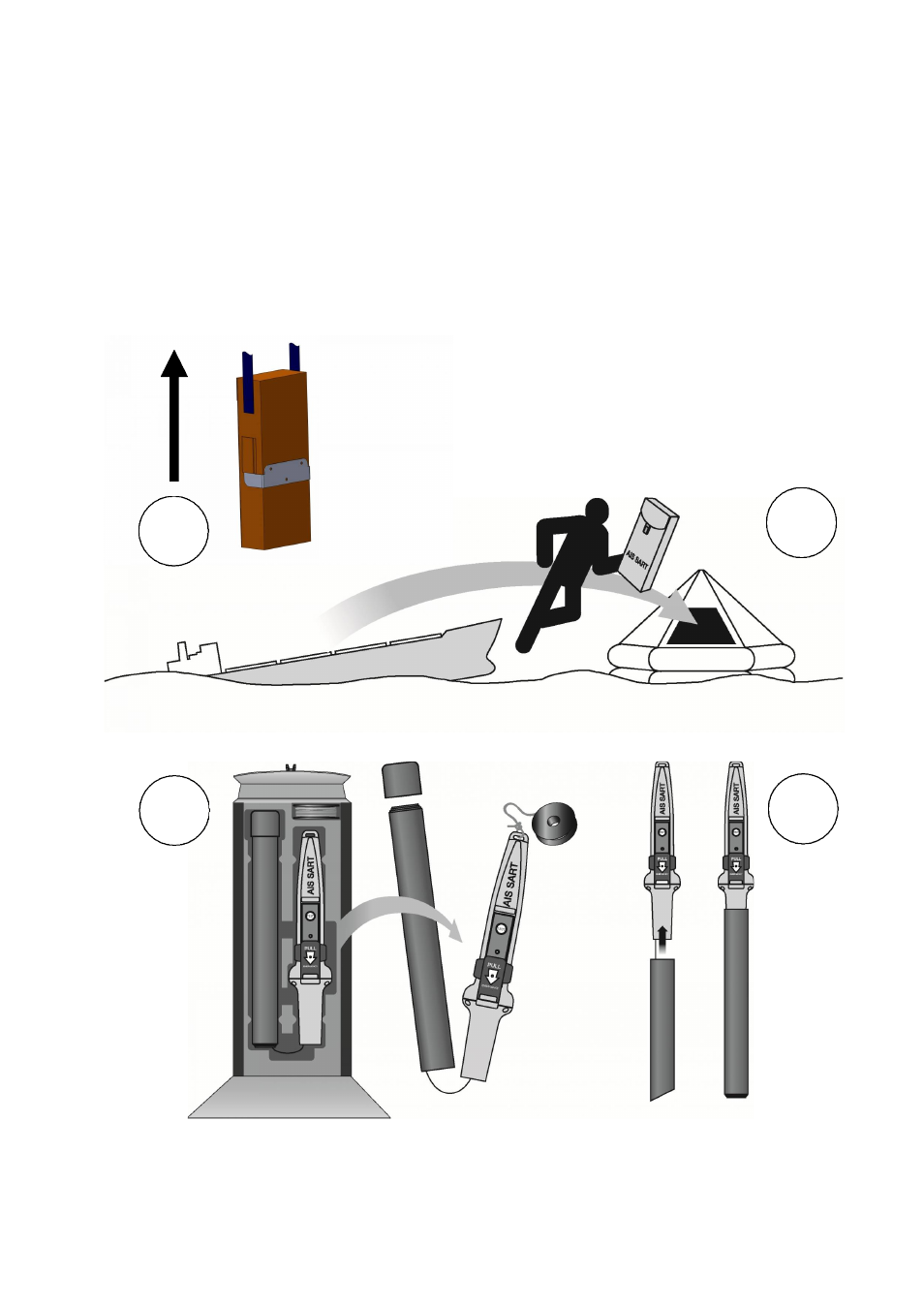 Deployment procedure | Kannad Marine AIS SART User Manual | Page 6 / 20