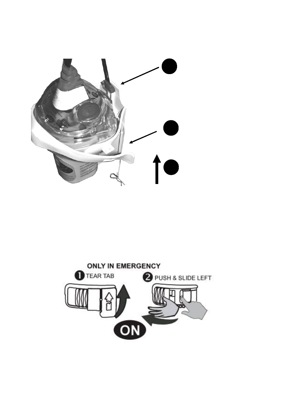 Activation procedure, Activate the epirb (only in an emergency) | Kannad Marine SPORTPRO User Manual | Page 6 / 20