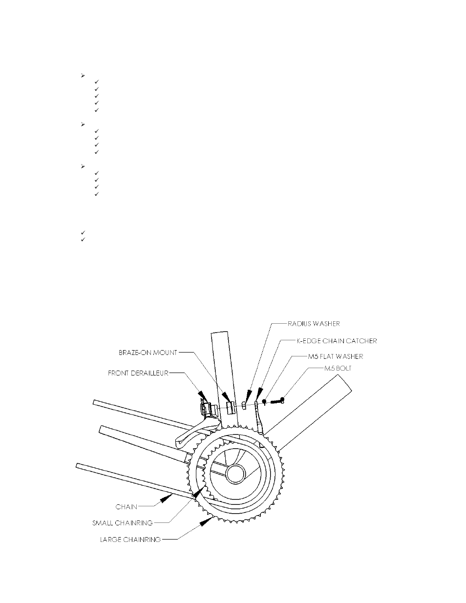 Parts included, Tools/items required, Installation steps | K-Edge K13-001 User Manual | Page 2 / 4