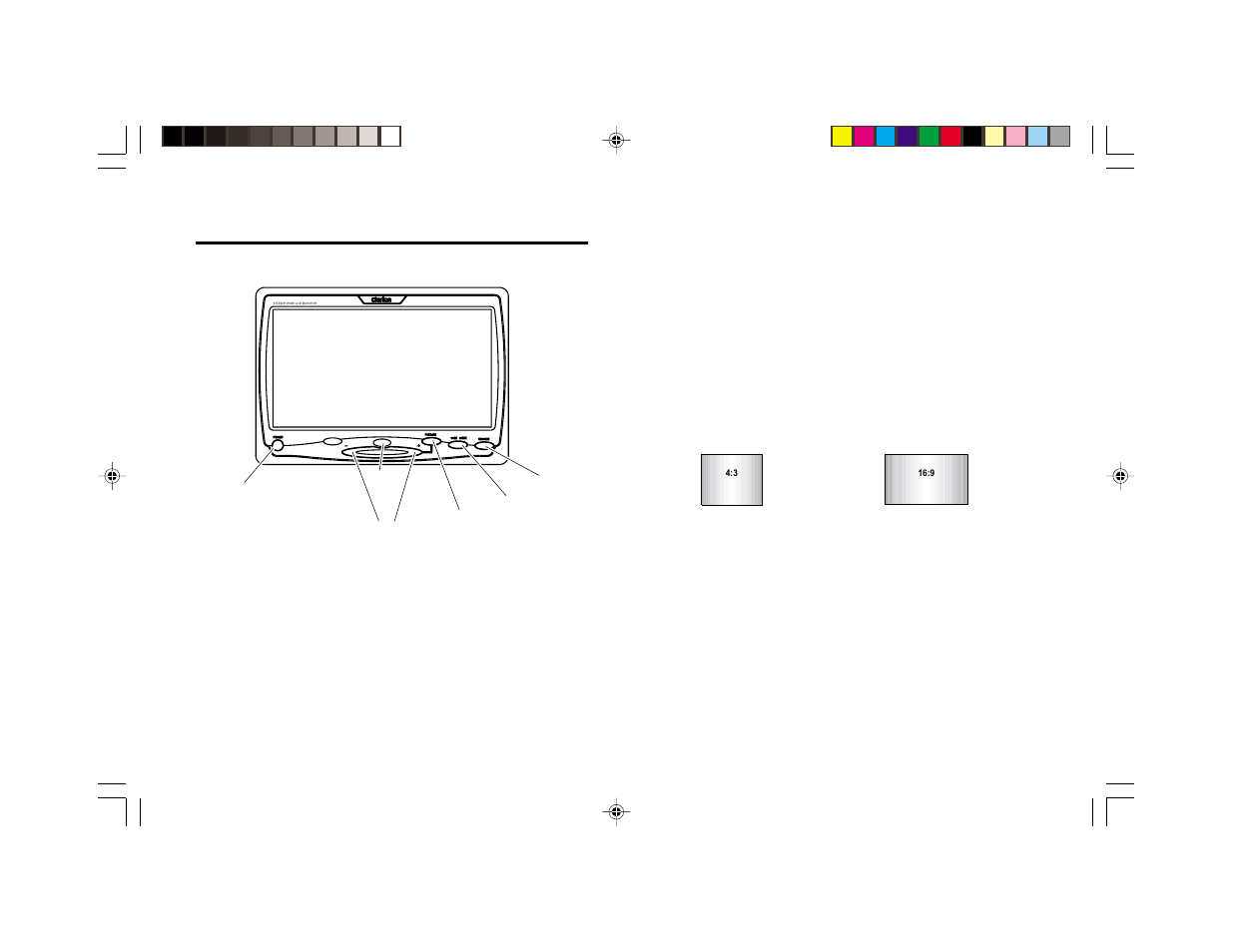 Front-panel controls | Clarion VMA6593 User Manual | Page 4 / 16