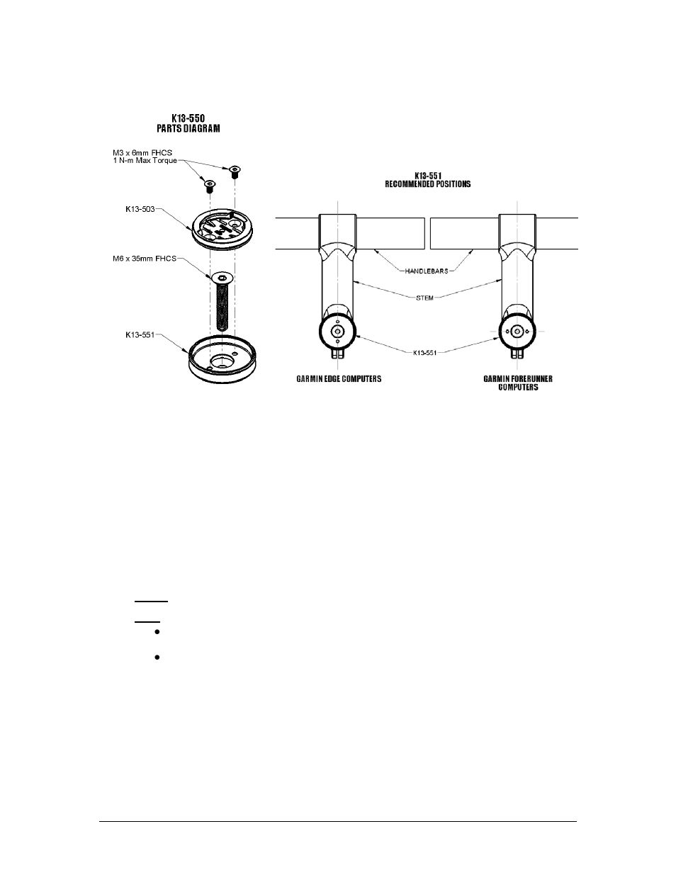 Mount installation | K-Edge K13-550-[color] User Manual | Page 2 / 3