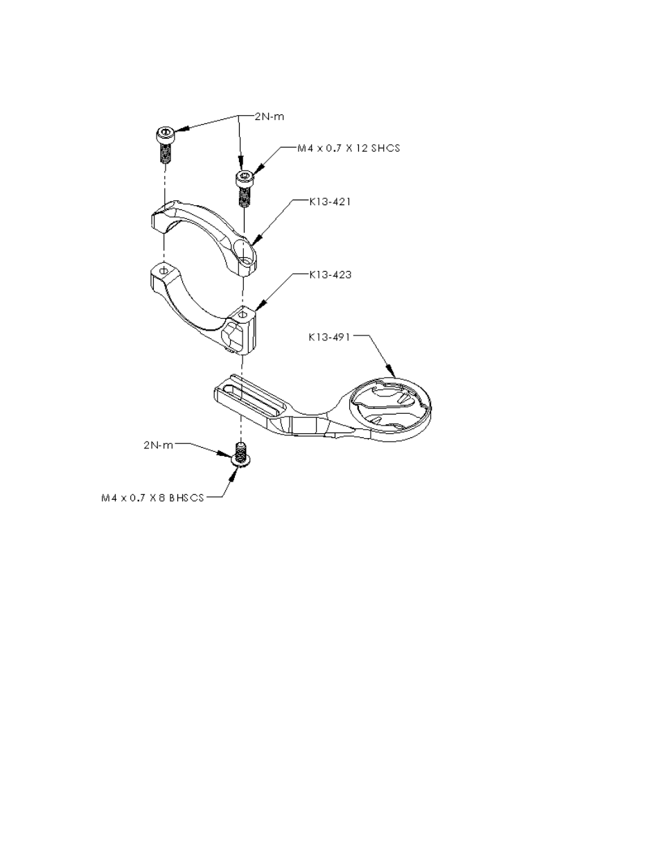 Installation steps | K-Edge K13-490 User Manual | Page 2 / 4