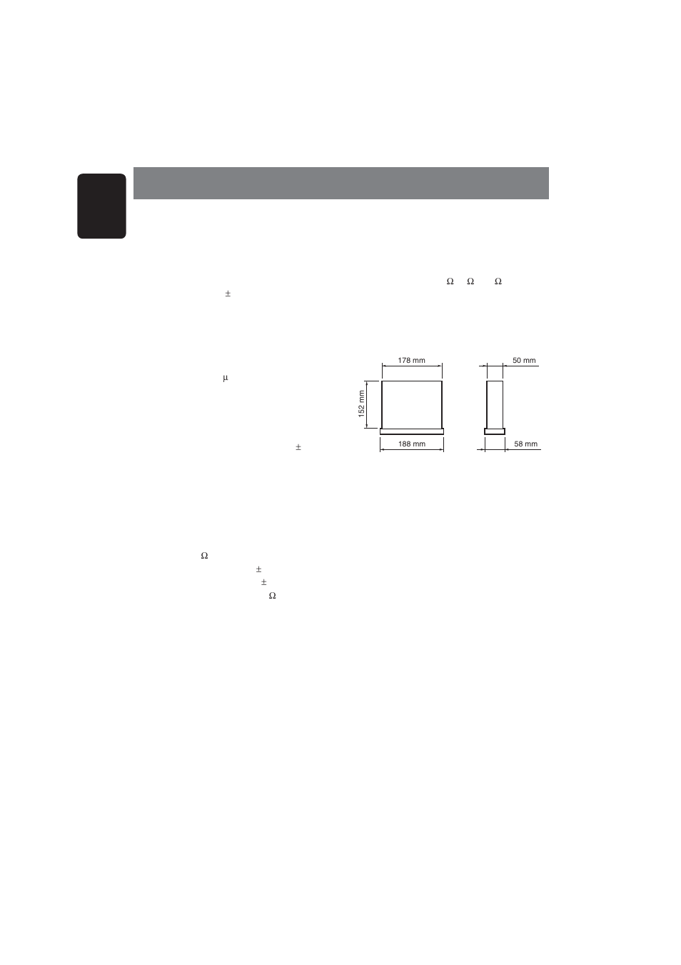 Specifications, 18 english | Clarion DB258R User Manual | Page 16 / 17