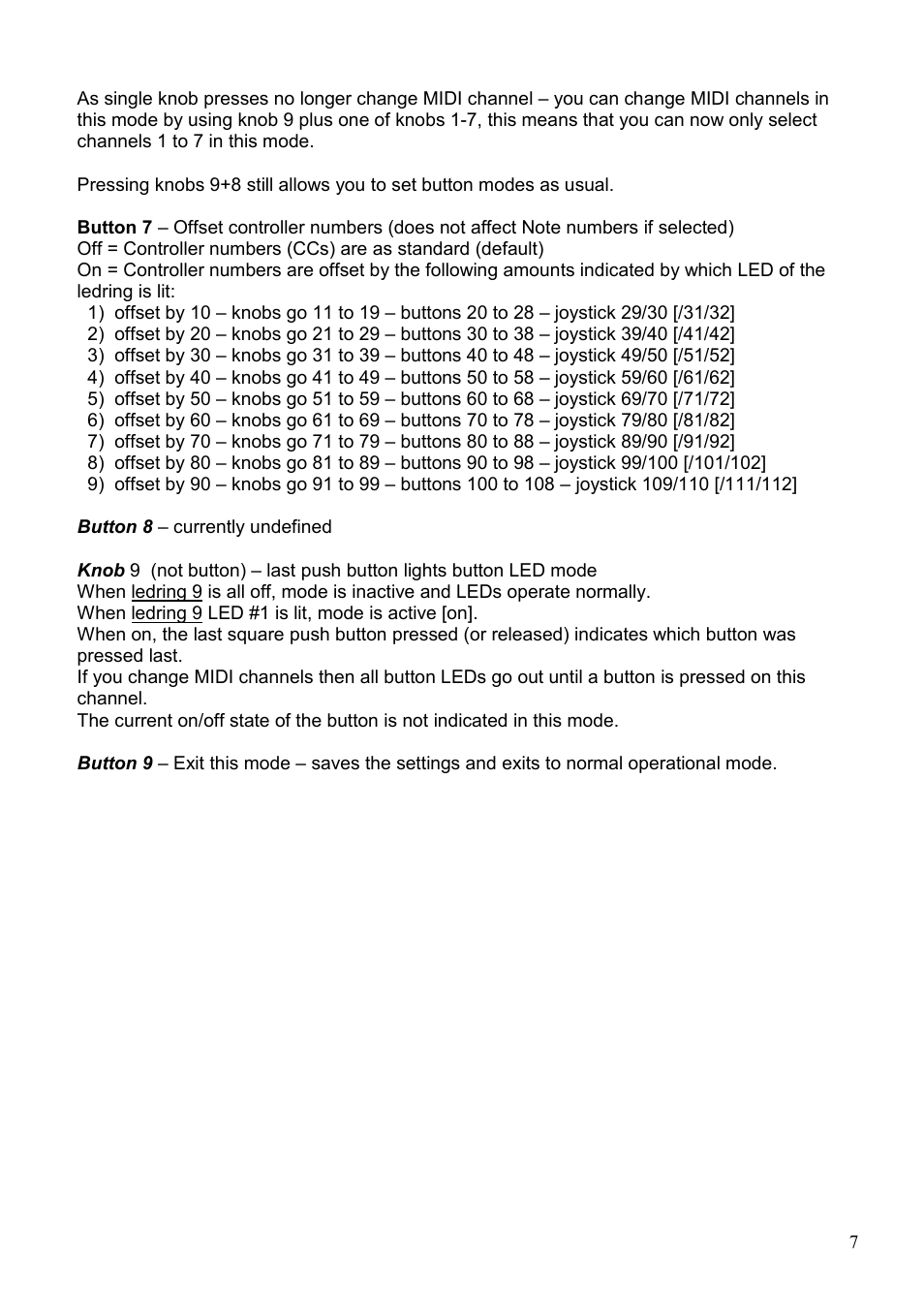 Kenton Killamix Mini User Manual | Page 7 / 12