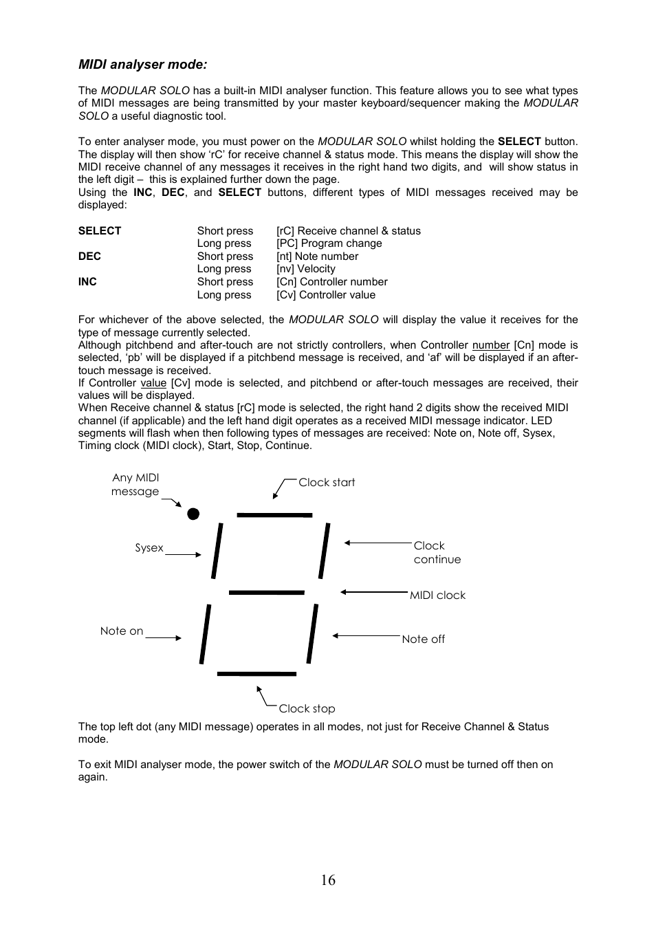 Kenton Modular Solo User Manual | Page 16 / 24