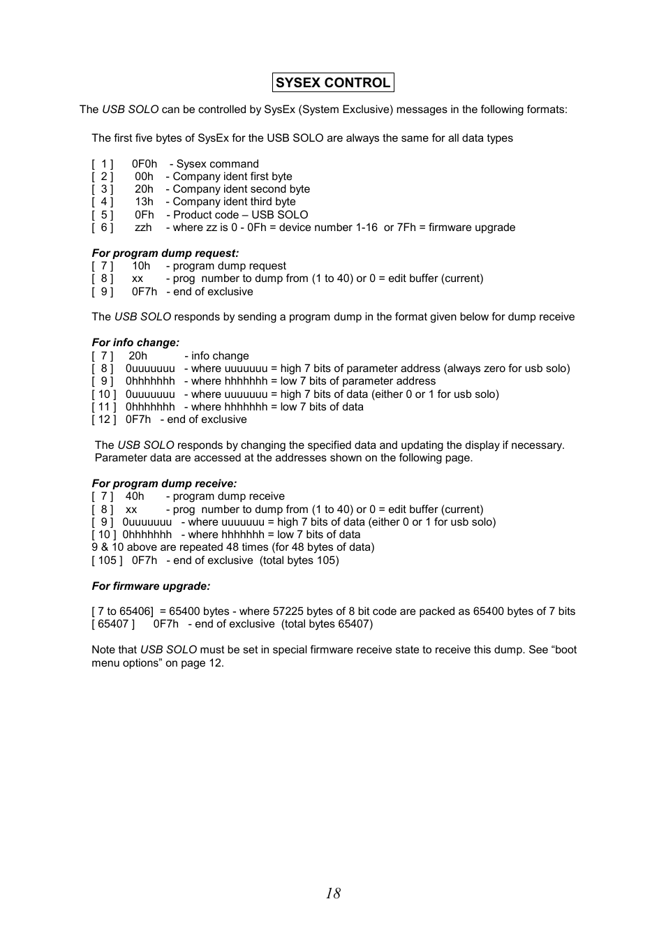 Kenton USB-Solo User Manual | Page 18 / 20