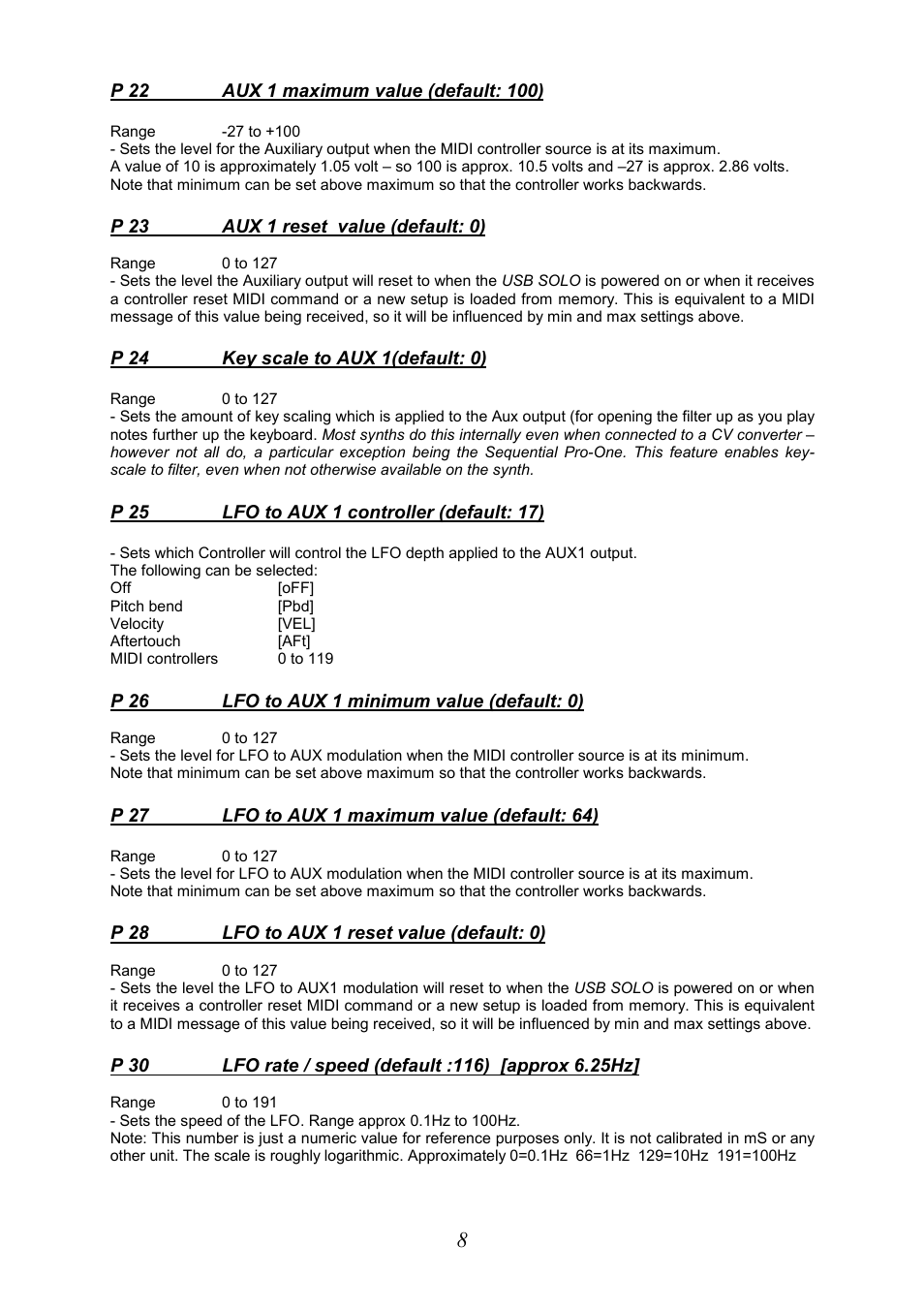 Kenton USB-Solo User Manual | Page 8 / 20