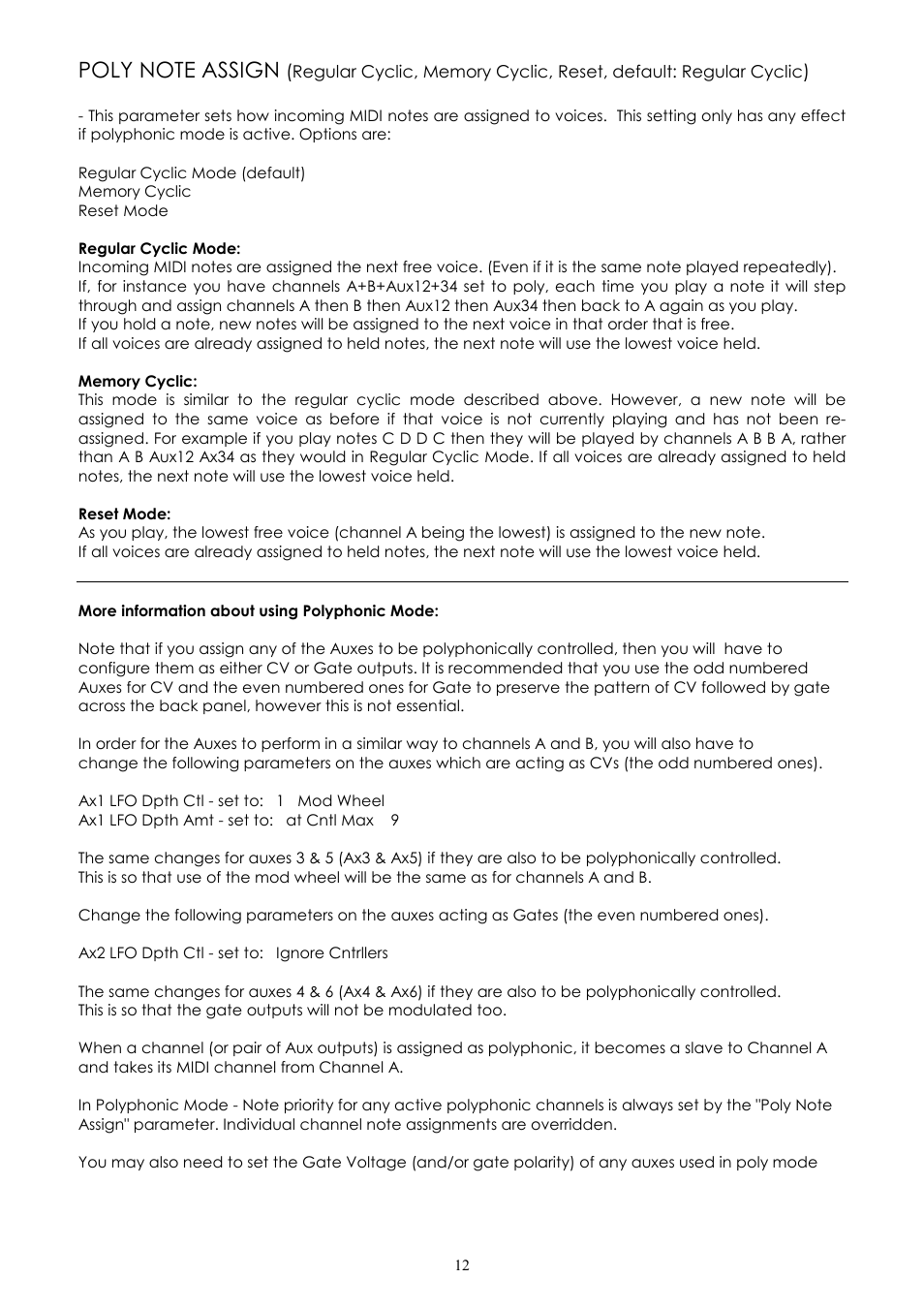 Kenton Pro-2000 MkII User Manual | Page 13 / 21
