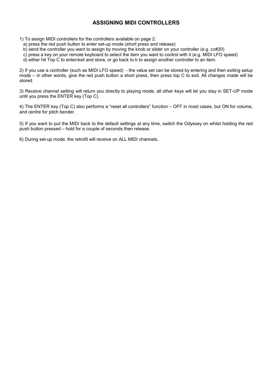 Kenton ARP Odyssey User Manual | Page 3 / 4