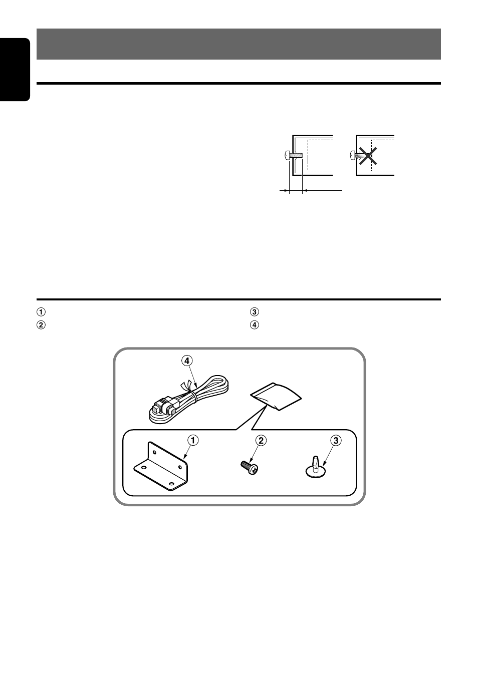 Installation and wire connection, Before installation, Accessories | English | Clarion DSH920S User Manual | Page 10 / 16