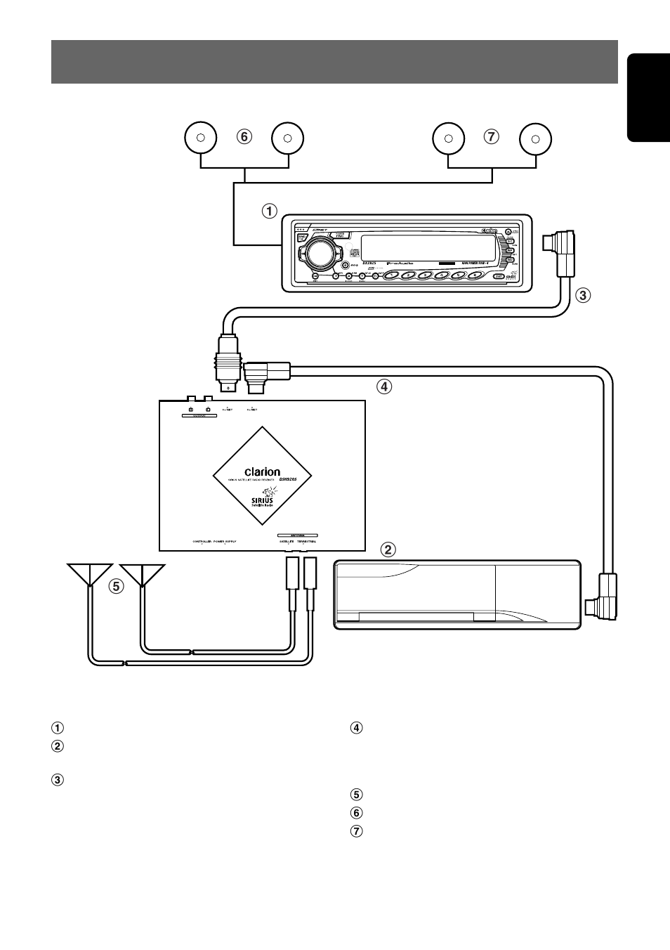 System examples, 13 english | Clarion DSH920S User Manual | Page 13 / 16