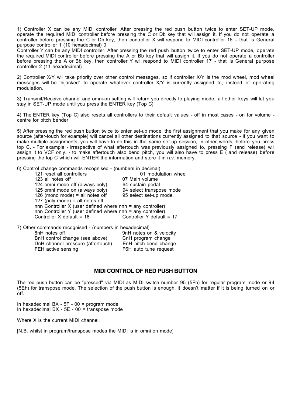 Kenton Memorymoog (before June 06) User Manual | Page 3 / 4