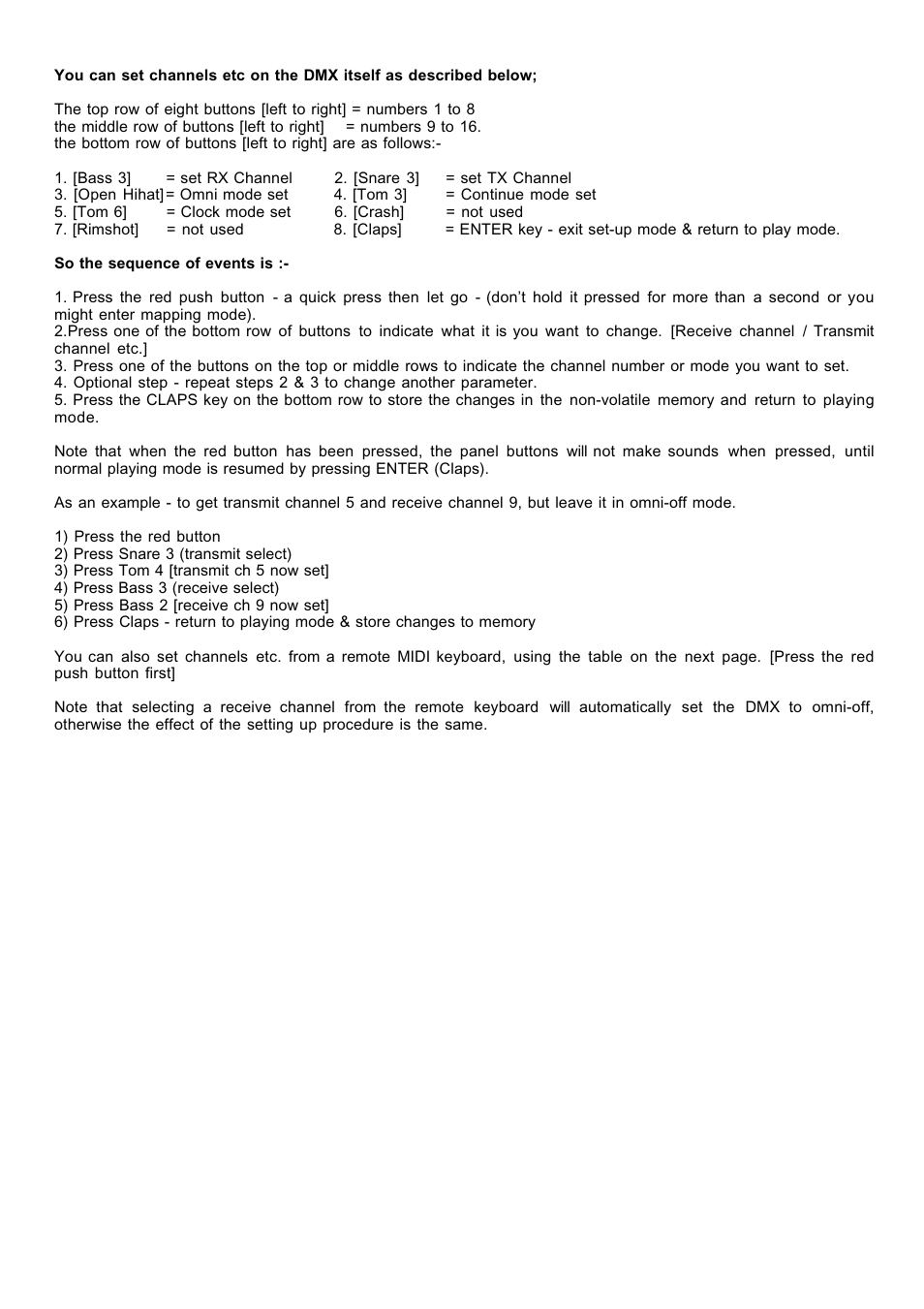 Kenton DMX Oberheim User Manual | Page 2 / 5