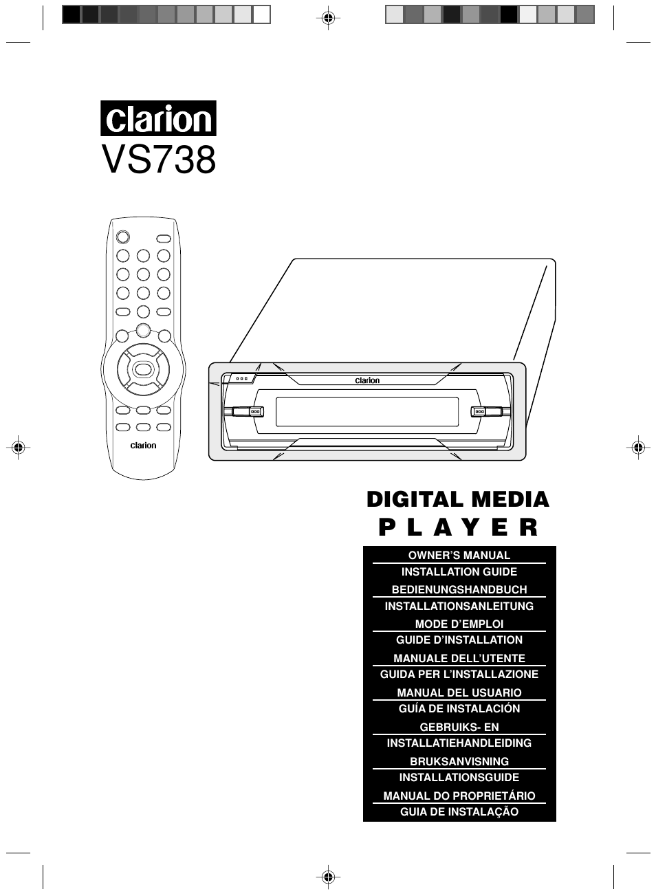 Clarion VS738 User Manual | 24 pages