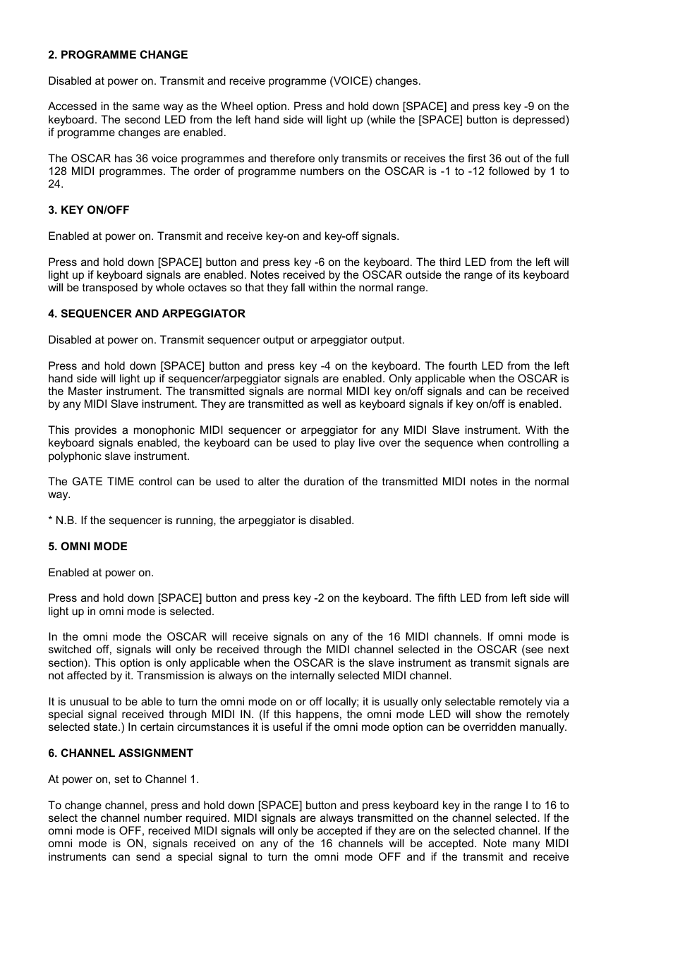 Kenton OSCar User Manual | Page 2 / 4