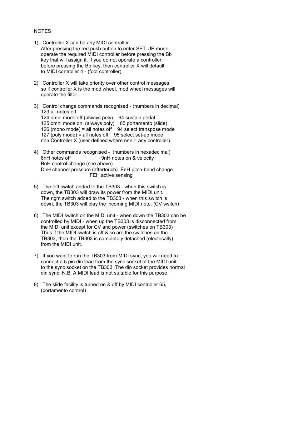 Kenton TB-303 User Manual | Page 3 / 4