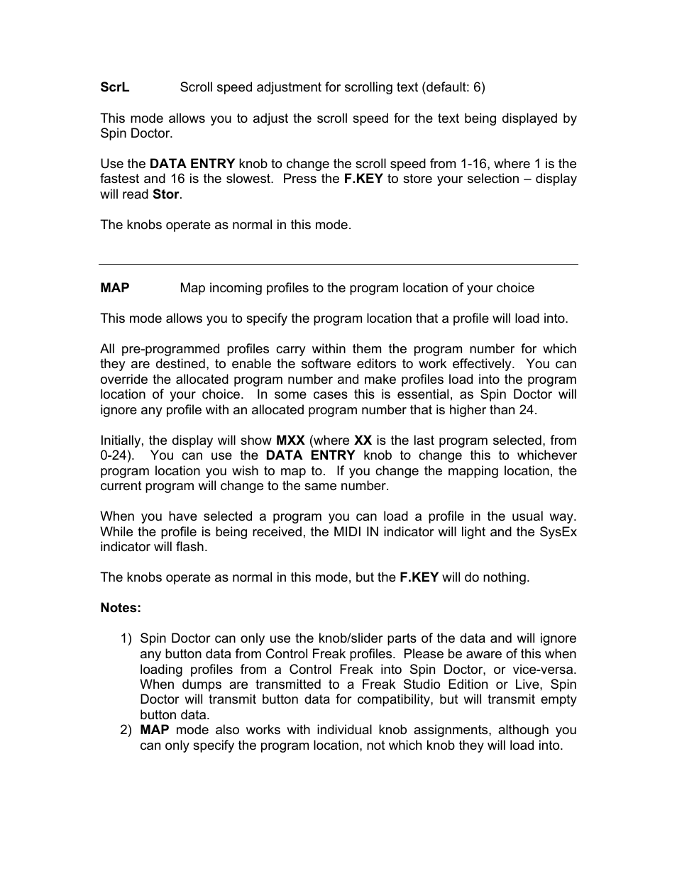 Kenton Spin Doctor User Manual | Page 13 / 20