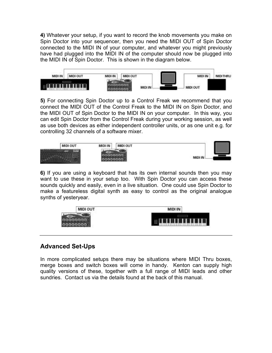Kenton Spin Doctor User Manual | Page 7 / 20