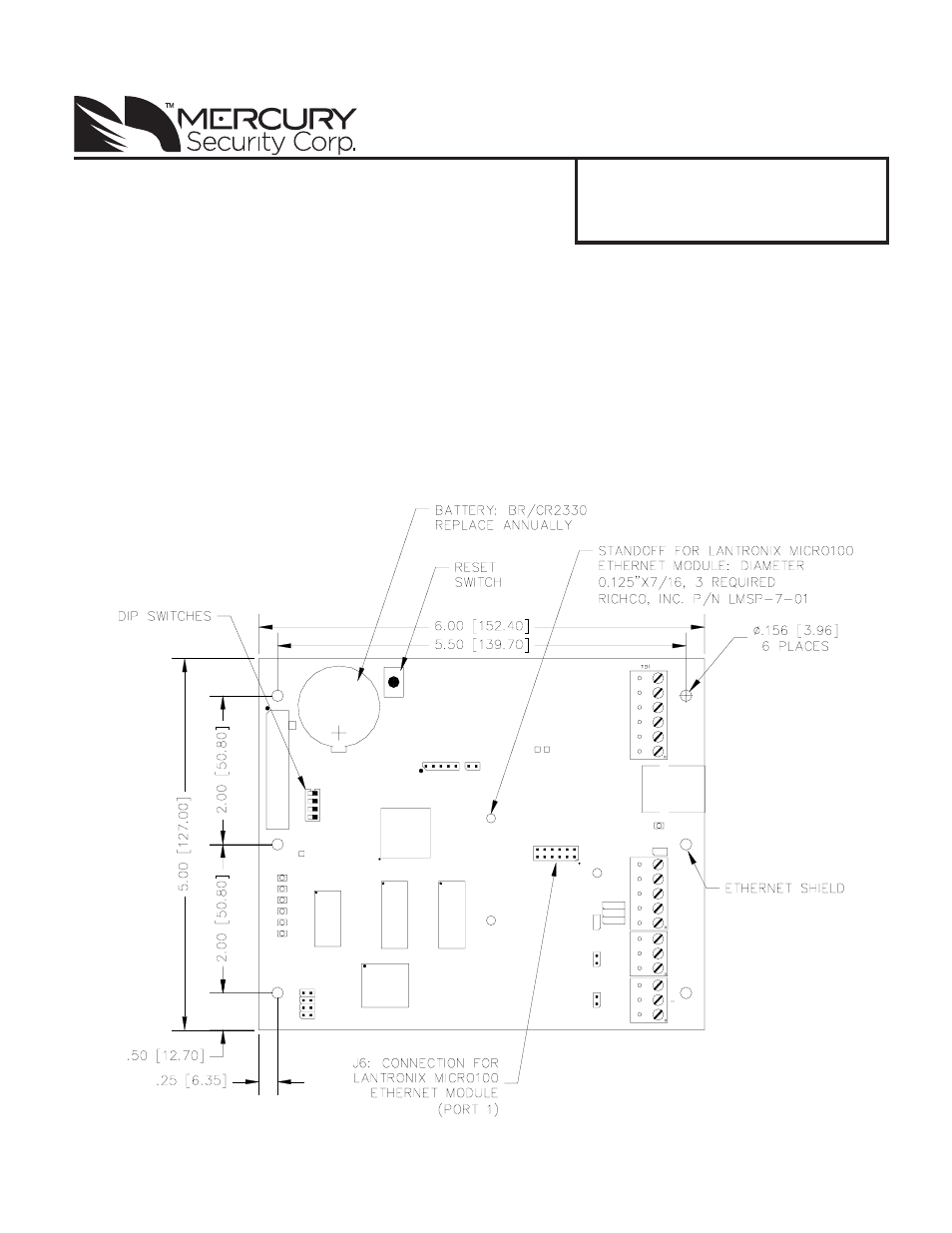 Keri Systems EP2500 User Manual | 5 pages