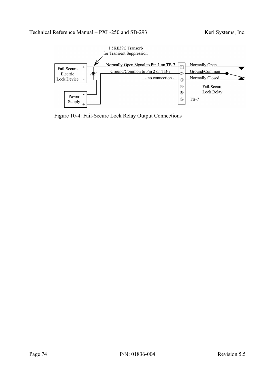 Keri Systems SB-293 User Manual | Page 74 / 108