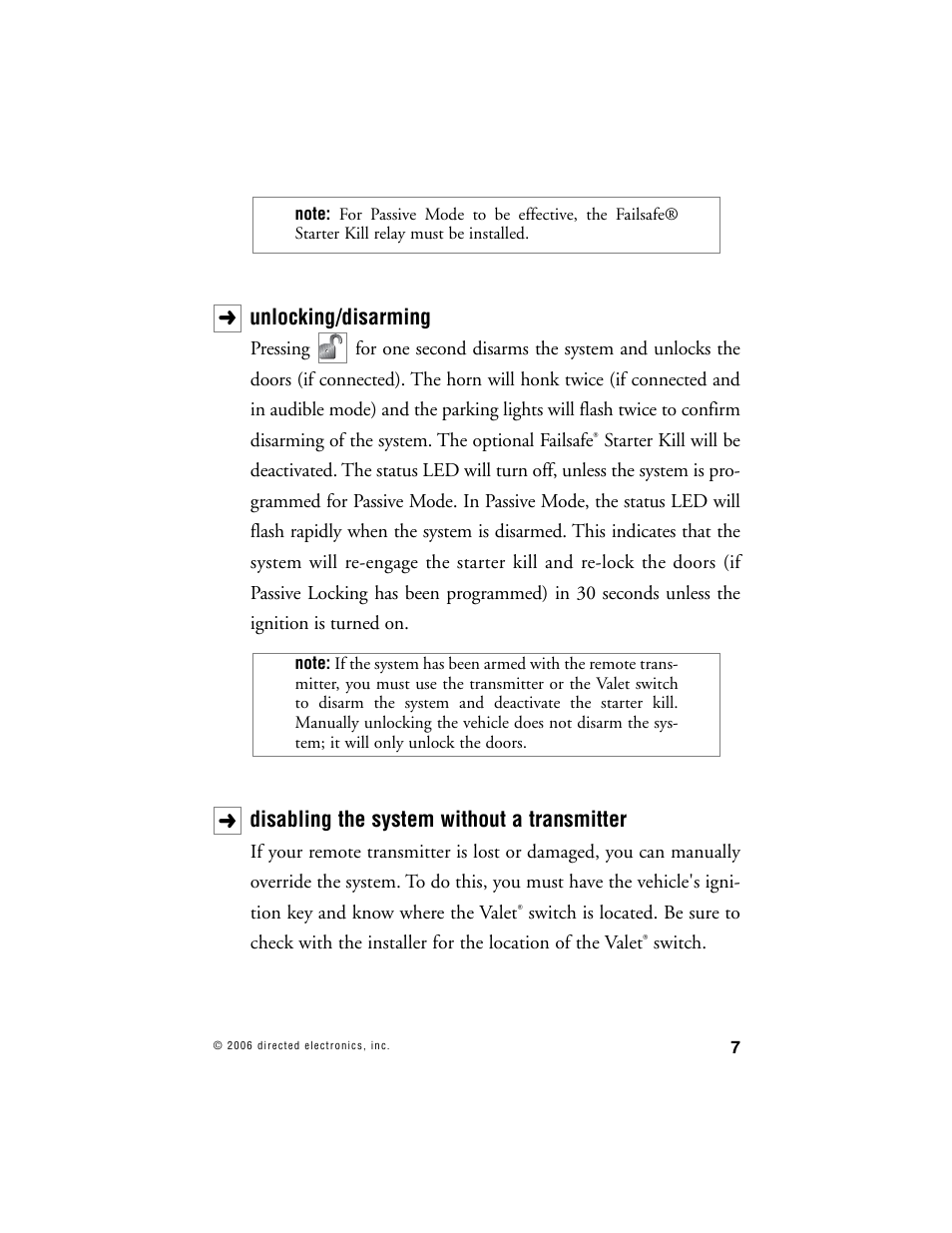 Clarion UNGO PRO SECURITY SYSTEM K20 User Manual | Page 10 / 19