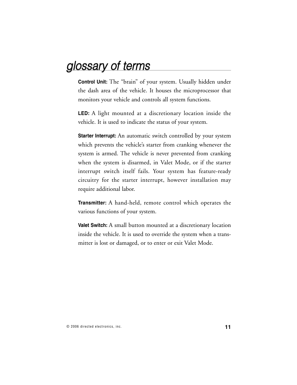 Clarion UNGO PRO SECURITY SYSTEM K20 User Manual | Page 14 / 19