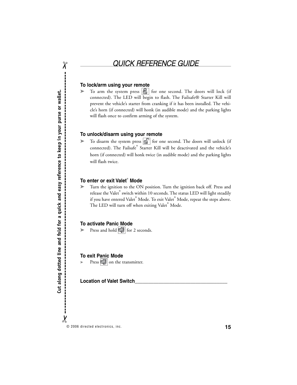 Clarion UNGO PRO SECURITY SYSTEM K20 User Manual | Page 18 / 19