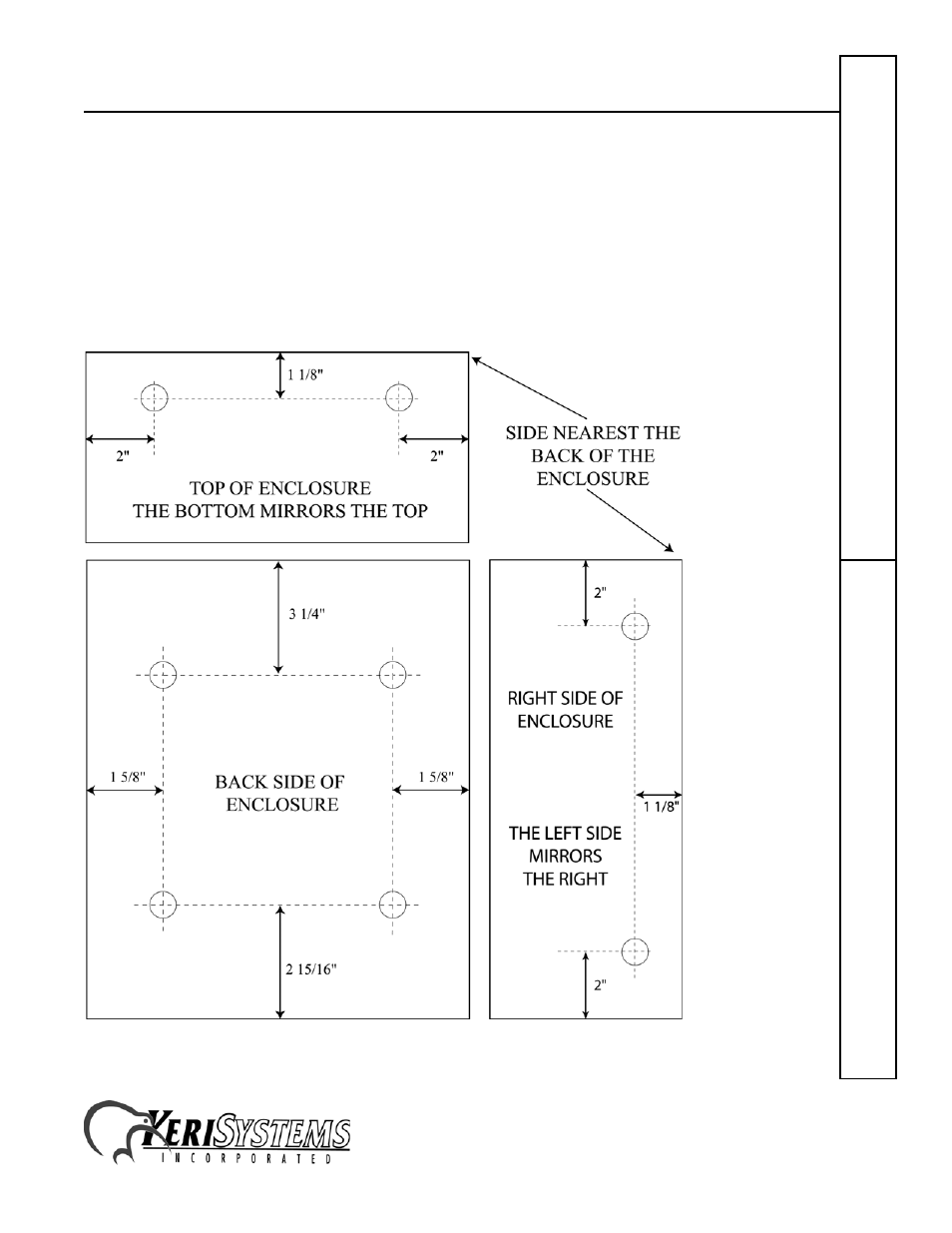 0 cabling knockouts, Kre-2: metal enclosure, Kre-2 quick s tart guide | Keri Systems KRE-2 User Manual | Page 3 / 4