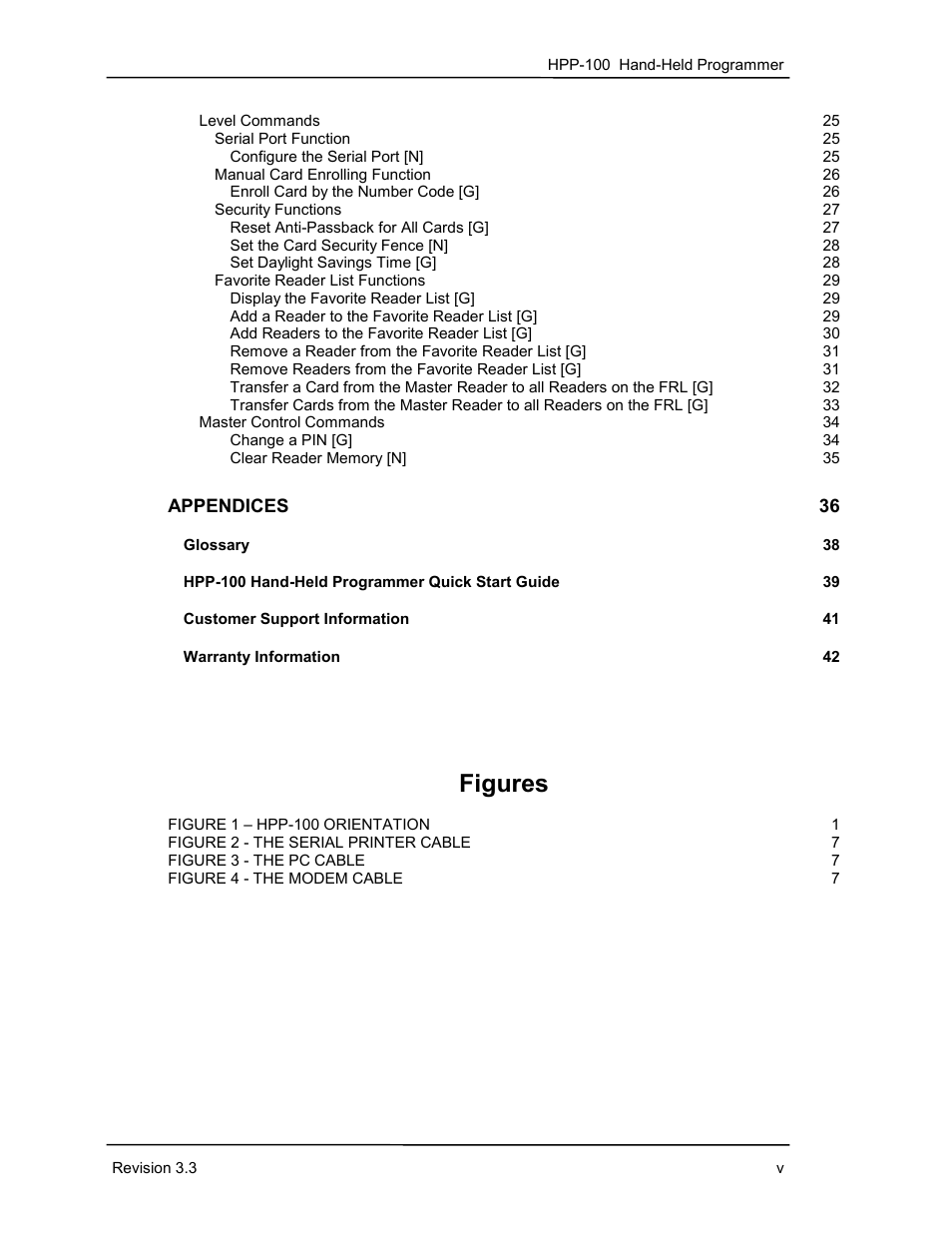 Figures | Keri Systems HPP-100 User Manual | Page 4 / 48