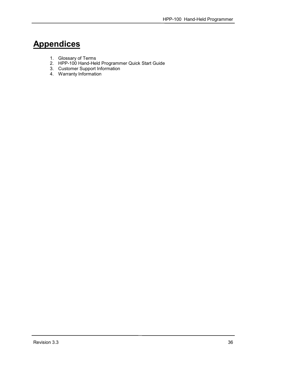 Appendices | Keri Systems HPP-100 User Manual | Page 42 / 48