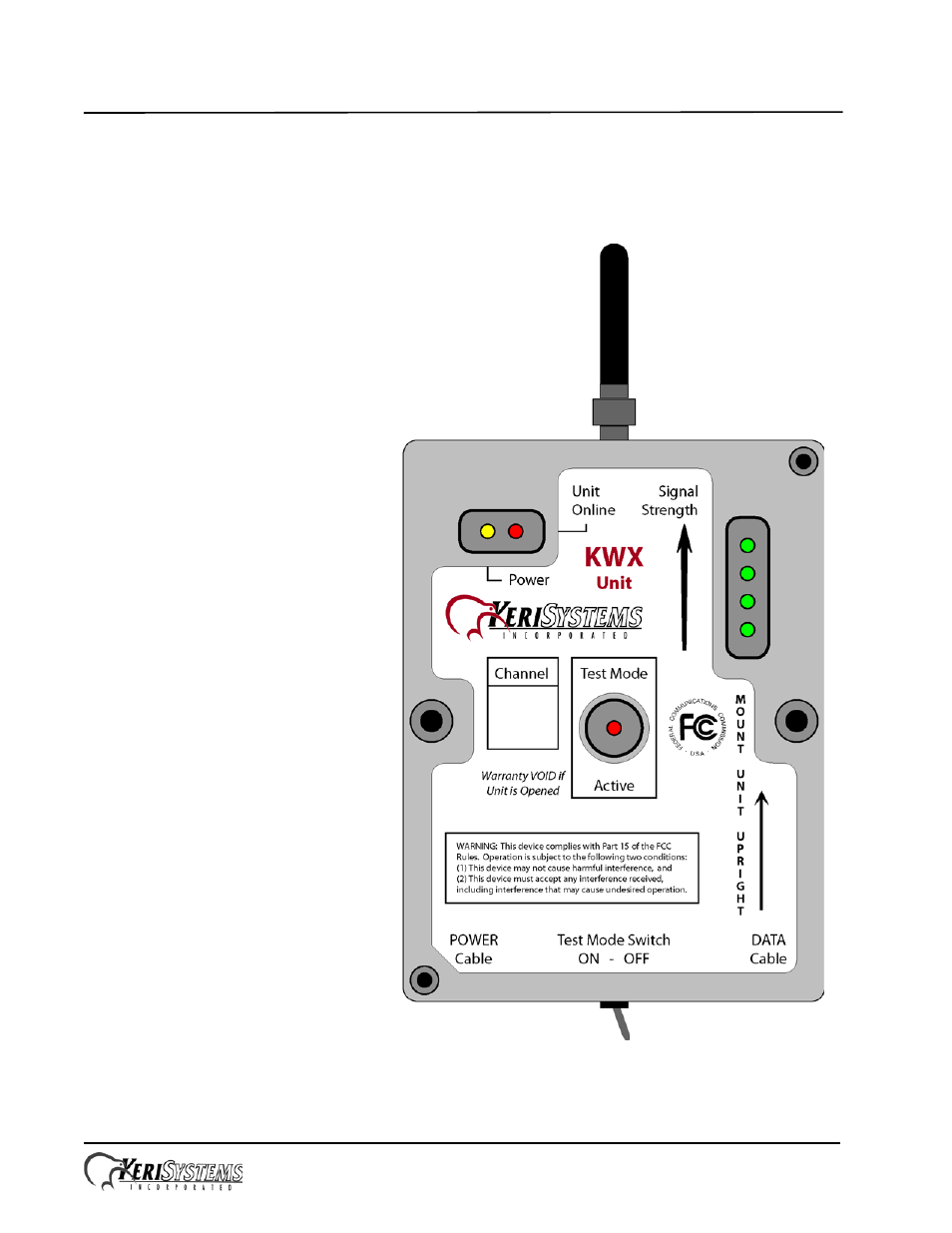 Keri Systems KWX-900 User Manual | 14 pages