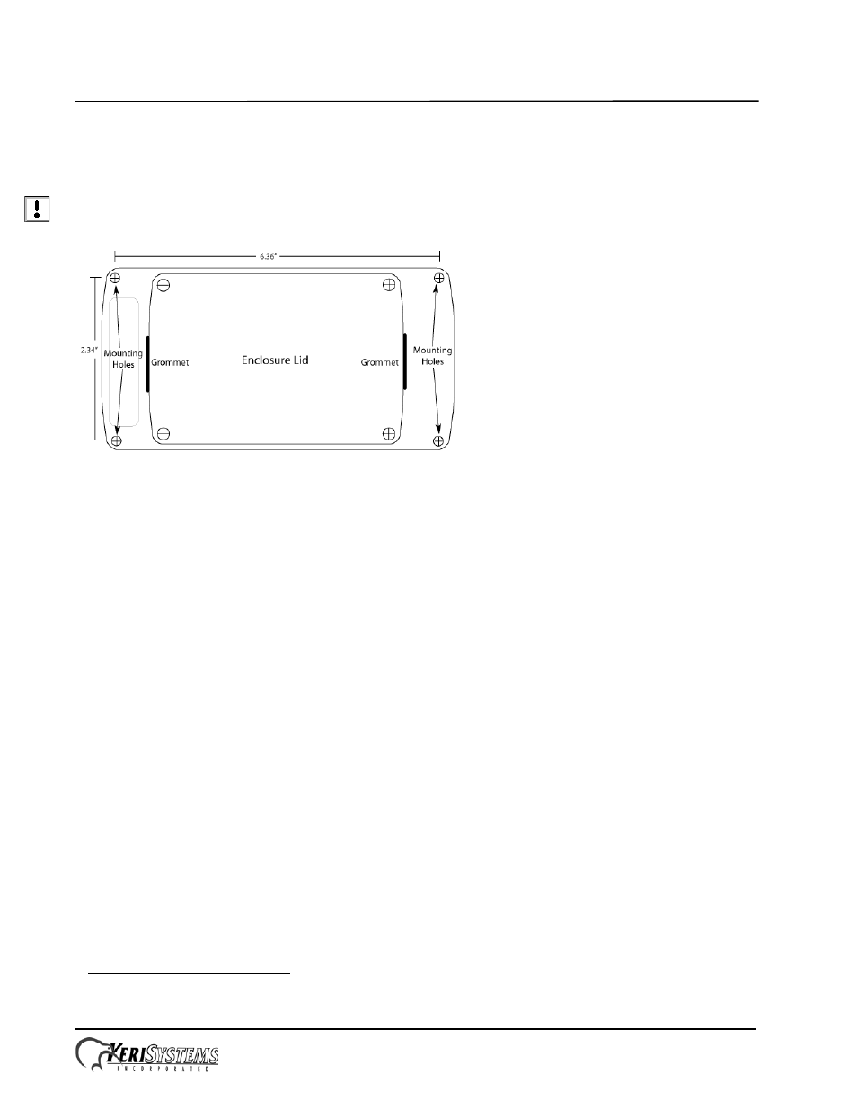 0 housing, 0 mounting, 0 receiver read range | Housing, Mounting, and receiver read range, Ms-1400 keri keys receiver, Installation guide | Keri Systems MS-1400 User Manual | Page 5 / 7